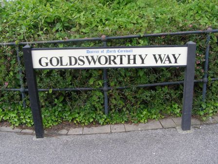 Wadebridge Goldsworthy sign